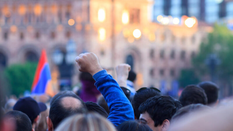 Aktywiści prowadzili manifestację w tematyce zwierząt