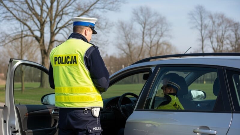 Trzeźwość na autostradzie: Policja kontroluje kierowców w Grudziądzu