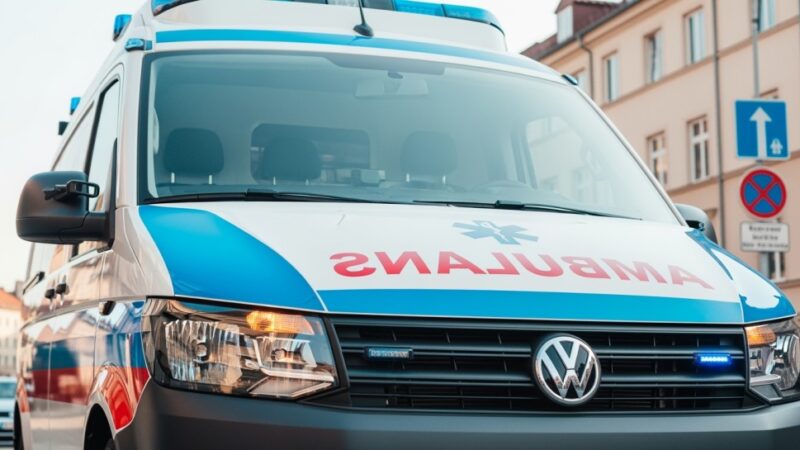 Policjanci z Grudziądza szkolą ratowników medycznych w zakresie samoobrony przed agresją.