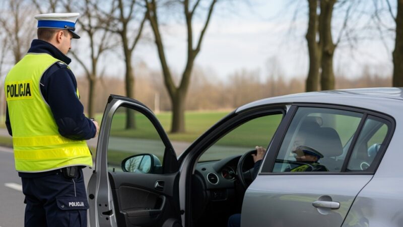 Trzeźwość na autostradzie: Policja kontroluje kierowców w Grudziądzu
