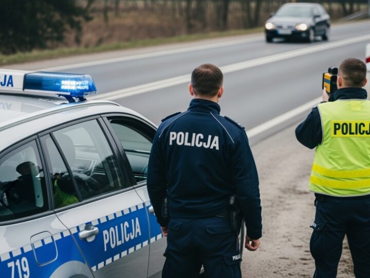 55 km/h za dużo! Młody kierowca ukarany za niebezpieczną prędkość w obszarze zabudowanym