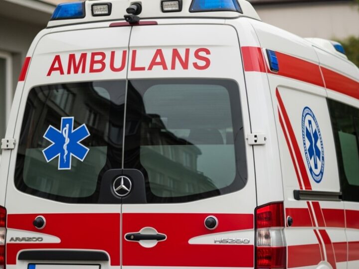 Strażnicy ratują mężczyznę z hipotermią na ulicy Śniadeckich