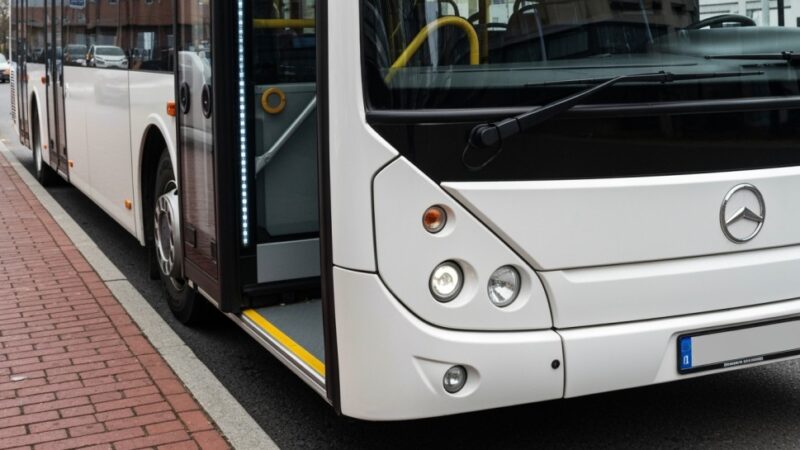 Zimowe zasady w komunikacji: korzystaj tylko ze środkowych drzwi!