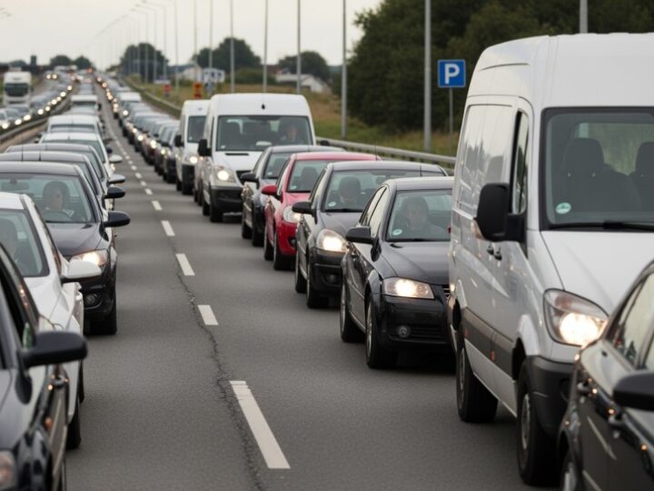 Utrudnienia drogowe podczas I etapu wyścigu kolarskiego w Rogóźnie