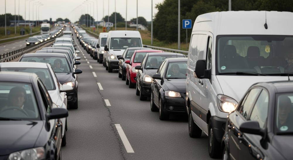 Utrudnienia drogowe podczas I etapu wyścigu kolarskiego w Rogóźnie
