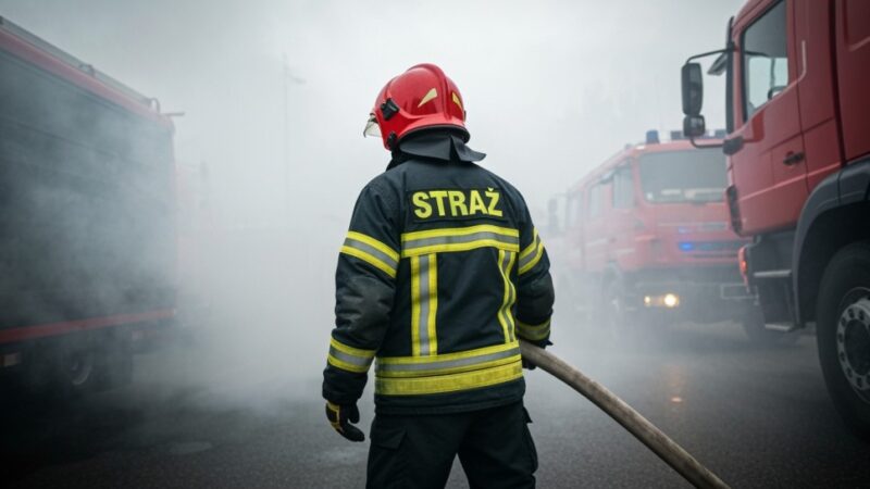 Zatrzymano podpalacza wiaty śmietnikowej w Grudziądzu!