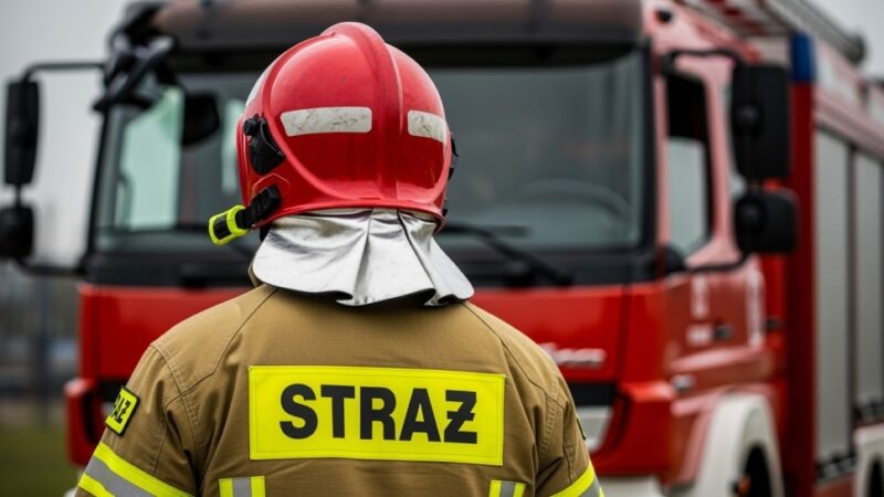 Wsparcie dla młodych strażaków: Wizyta w Pile Młyn pełna życzeń i upominków